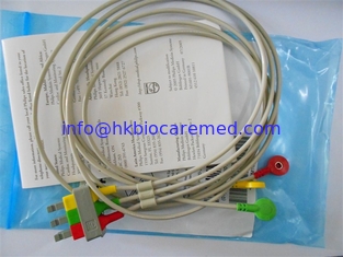 Porcelana Cable original del leadwire del ecg de la ventaja de  3, M1615A, extremo rápido, IEC proveedor