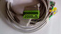 Cable compatible de la ventaja ECG de Nihon Kohden 3, extremo del clip, IEC proveedor