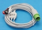 Cable de la ventaja ECG de Spacelabs 3 con el extremo rápido, AHA, perno 17 proveedor