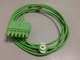 Cable original del ecg de Monolead de la ventaja de Drager 3 para el adulto, AHA, MS14556 proveedor