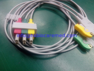 Porcelana Leadwire compatible del ecg de la ventaja de  3, extremo del clip, IEC, M1613A proveedor