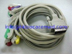 Porcelana Schiller compatible 10 lleva el cable del ECG con el extremo/el extremo del plátano, IEC del clip proveedor