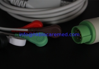 Porcelana Cable 5lead, extremo rápido, AHA del ecg de Fukuda, para Fukuda 7100 series proveedor