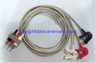 Porcelana Cable original del leadwire del ecg de la ventaja de  3, M1603A, extremo del CLIP, AHA proveedor