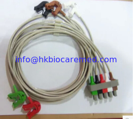 Porcelana Cable original del leadwire del ecg de la ventaja de  5, M1623A, extremo del CLIP, AHA proveedor