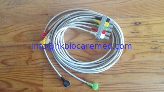 Porcelana Cable original del leadwire del ecg de la ventaja de  5, M1635A, extremo rápido, IEC proveedor