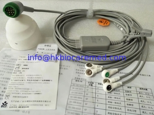 Porcelana Cable original de la ventaja ECG de BLT 5 con el extremo rápido, AHA, 12 PIN, 15-027-0001 proveedor