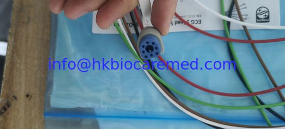 5 cables de ECG de plomo para el sistema de telemetría MX40 2,4 GHz con sensor SPO2 989803171841